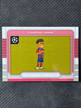 Lamine Yamal 8-Bit Shots #8B-17 2025-26 Topps UEFA Club Competitions Barcelona